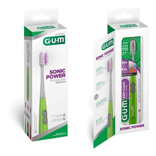 Cepillo De Dientes Eléctrico Gum Sonic Power Deep Clean