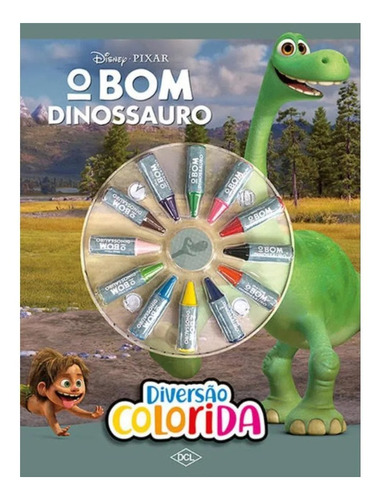 Livro Para Colorir Diversão Colorida O Bom Dinossauro- Dcl