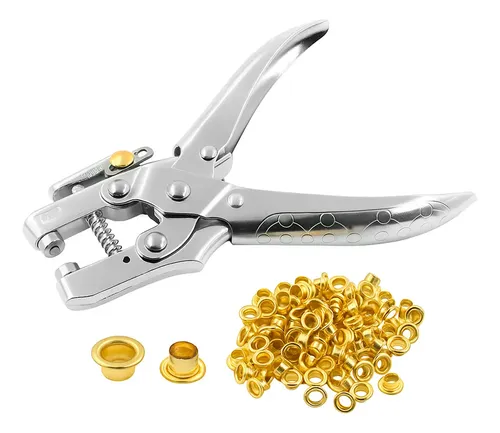 Alicate Aplicador de Ilhós N54 Furador Scrapbook Cartonagem Couro...