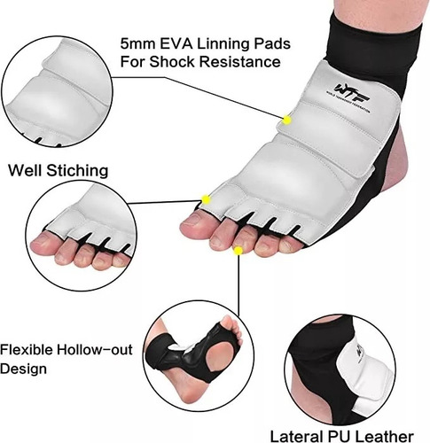Almohadillas De Pie Empeine Tobillo Protección Taekwondo (l)