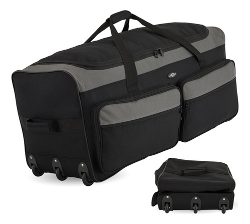 Travelers Club Bolsa De Lona 36 Asgard Con 3 Ruedas Mmg