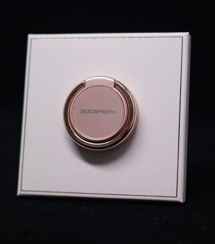 Accesorio Ring Anillo Kickstand Goospery Rosa Metalico