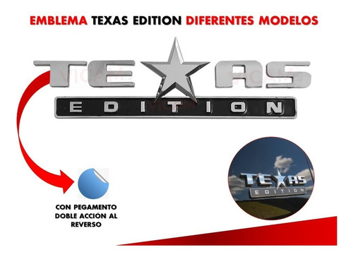Emblema Lateral Chevrolet Texas Edition Varios Modelos