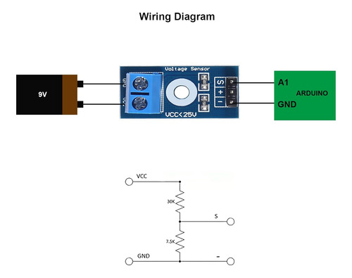 10pcs Dc 0-25v Módulo De Medición De Terminal De Voltaje Sen
