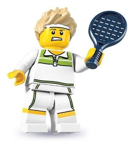 Mini Figuras De Lego - Figura De Jugador De Tenis De La Seri