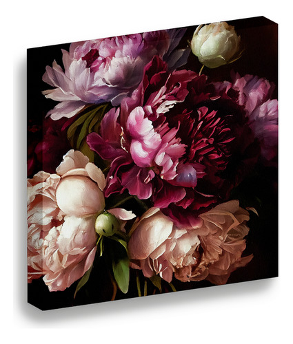 Cuadro Lienzo Canvas Pintura Flor Oleo Comedor Sala 25*30cm