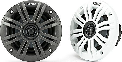 Kicker Km4 4 Pulgadas 1094 Yardas Altavoces Coaxiales Marina