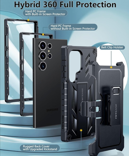Forro 360 Marca Fntcase Samsung Galaxy S24 Ultra 