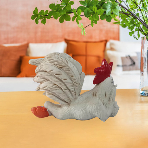 Decoraciones De Fiesta Blancas Con Diseño De Gallo En Forma