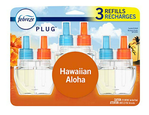 Febreze Plug In Air Fresheners, Hawaiian Aloha, Odor Elimina