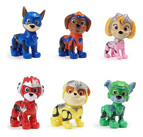 Paw Patrol: The Mighty Movie, Toy Figures Gift Pack, Con 6 F