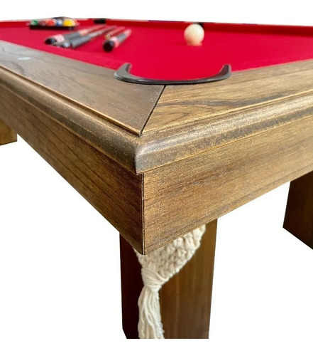 Mesa Pool Profesional Deluxe + Tapa Reversible + Accesorios Paño Azul