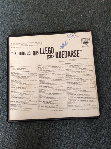 Imagen 2 de 3 de Lp La Musica Que Llego Para Quedarse