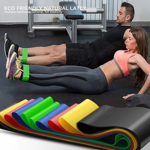 Resistencia Banda De Resistencia Ejercicio Yoga Kit 5pcs