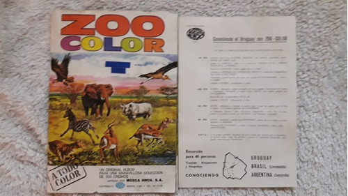 Album De Figuritas Zoo Color Completo