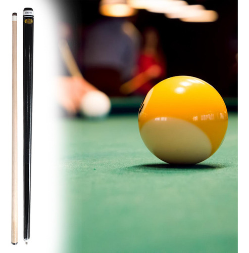 Cue De La Piscina 13 Mm Consejo Ball Profesional 1/2 Negro