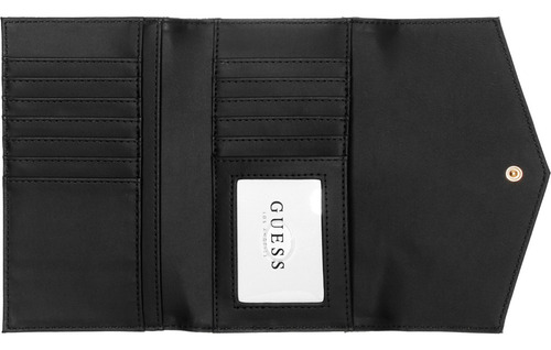 Cartera Guess Factory Le956151-bla Acabado de los herrajes Níquel Color Negro Correa de hombro Negro Diseño de la tela Lisa