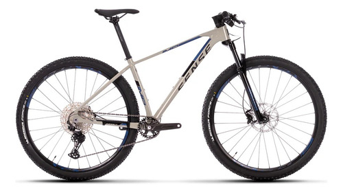 Bicicleta Sense Impact Comp Cor Cinza/azul Tam 17