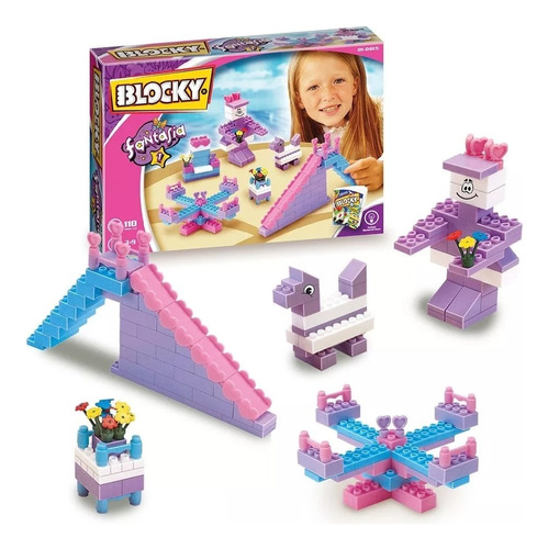 Blocky Fantasia 1 Para Nenas Con 105 Piezas Bloques Delmy