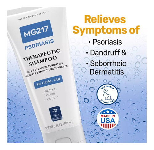 Mg 217 ChampĂș Para Psoriasis, 3% Alquitran 8 Onzas 240ml