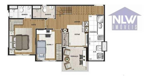 Imagem 6 de 22 de Cobertura À Venda, 113 M² Por R$ 1.082.981,14 - Parque São Domingos - São Paulo/sp - Co0018
