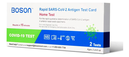 Tarjeta De Prueba Rápida De Antígeno Boson Sars-cov-2, Autop