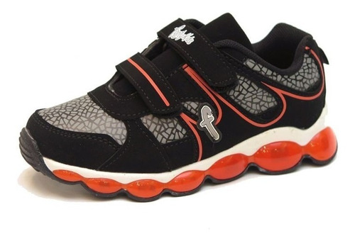 Zapatillas Con Luz Abrojo Recamara De Aire Varon Childrens