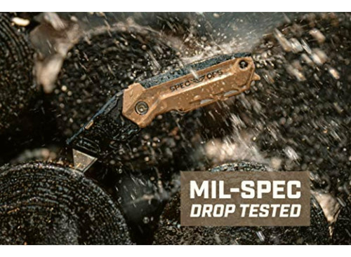 Spec Ops Tools Folding Utility Knife With Fixed Blade,