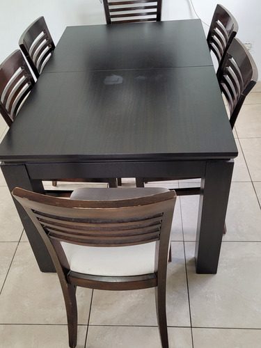 Juego Comedor Mesa Extensible Y Sillas