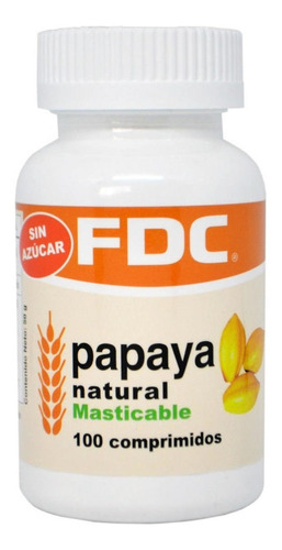 Papaya Enzyma X 100 Tabletas