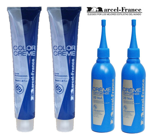 Tinte Marcel France X 100ml.  X 2tubos - mL a $166