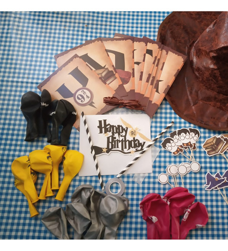 Kit Para Fiesta Tematica De Harry Potter