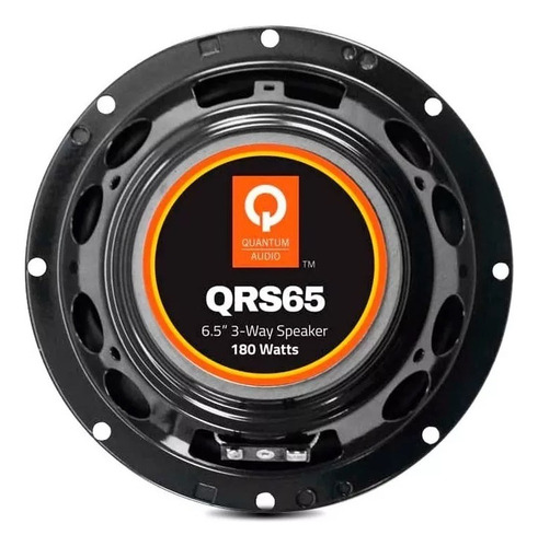 Par De Bocinas De 6.5 PLG Quatum Audio Qrs65 De 3 Vías 180w Color Negro
