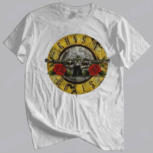 Camiseta Estampada Con El Logo De Guns N Roses Bullet