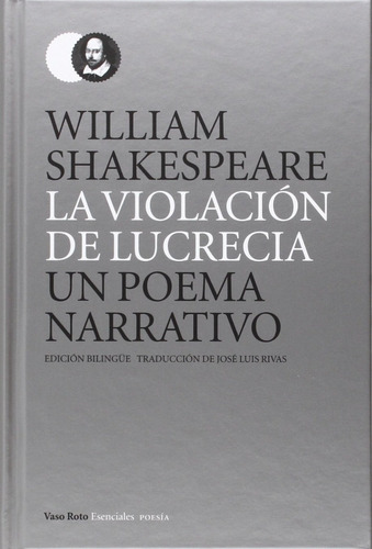 La Violación De Lucrecia. William Shakespeare