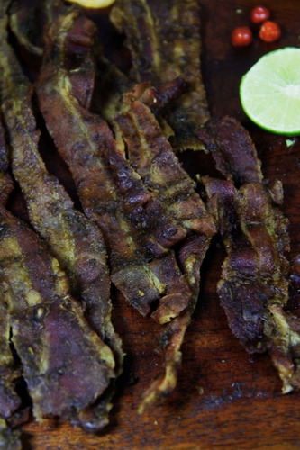 Carne Seca De Tocino, Rojo Jerky, Sabor Jalapeño 250g