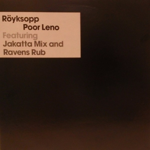 Vinilo Nuevo Royksopp . Poor Leno (jakatta Remix)