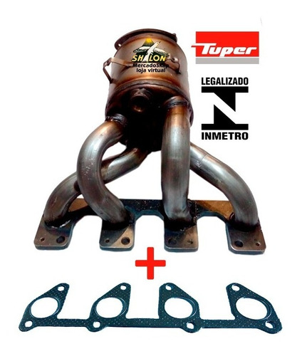 Imagem 2 de 8 de Catalisador Corsa 1.0 Classic 2005 A 2016 Original + Junta