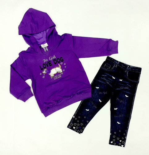 Conjunto Invierno Niña Leggings 2 Piezas Yimai Yf1017