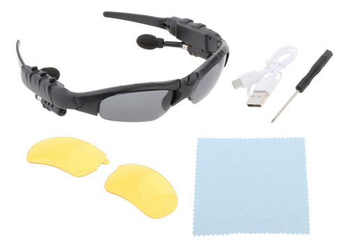 Música Inalámbrica Bluetooth 4.1 Gafas De Sol Auriculares