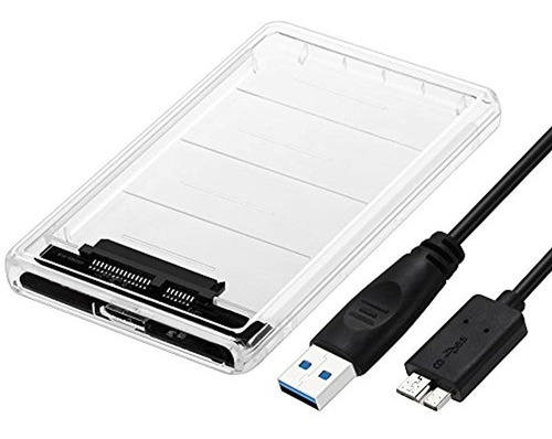 Claro Usb Transparente   A Sata Disco Duro   Pulgadas U...