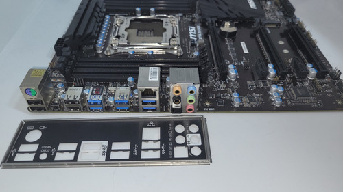 Tarjeta Madre Msi X99a Raider Lga 2011-3 Ddr4 Soporte Ecc (Usado)