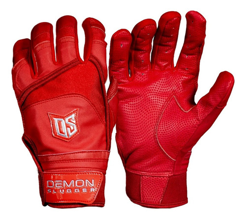 Guantes De Bateo Demon Slugger Ds Silver Rojo Xl