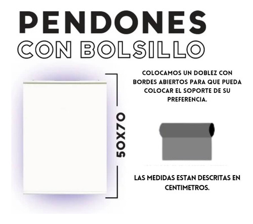 Pendon  50x70 Envio Gratis