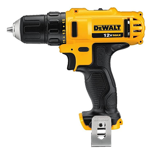 Dewalt Taladro Inalámbrico De 12 V Max, 3/8 Pulgadas, Solo.