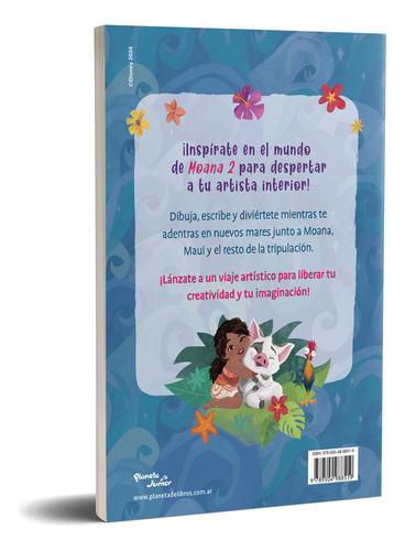 Moana 2. Libro De Arte Y Océanos, De Disney., Vol. 2. Editorial Planeta, Tapa Blanda, Edición 1 En Español, 2024