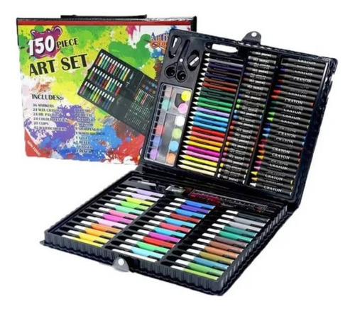 Set De Arte 150pzas Colores Plumones Y Mas Para Dibujos