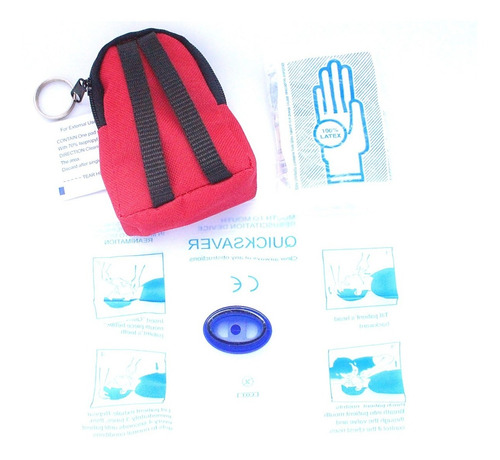 2 Kits Mascarilla Rcp Primeros Auxilios Botiquin, Facturamos