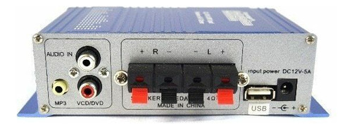 Imagen 2 de 4 de Amplificador De Audio Stereo 12v -20w Is-amp-220