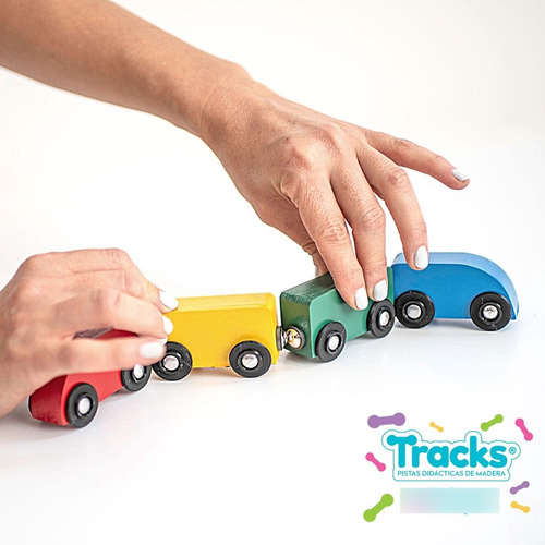 Tracks Pack 46 Tramos + Tren Didáctico Compatible Trencity
